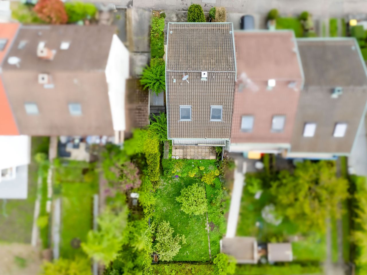 Hausansicht Vogelperspektive 