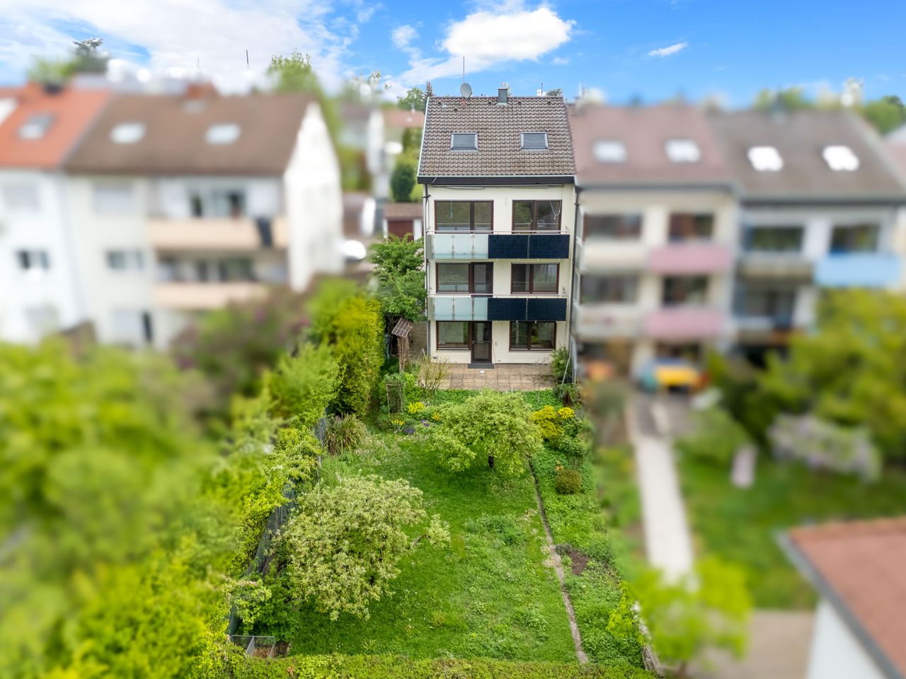 Ansicht Haus Garten