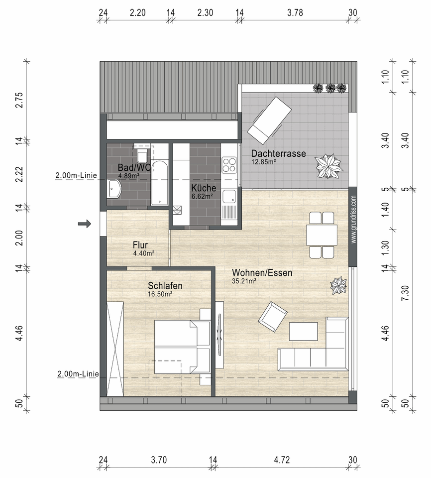 Grundriss Wohnung