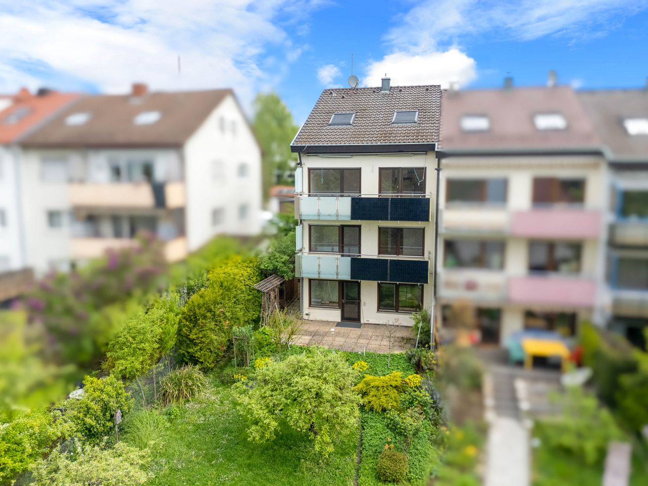 Ansicht Haus Garten