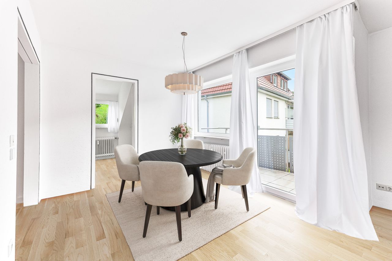 Wohn-/Esszimmer Visualisierung
