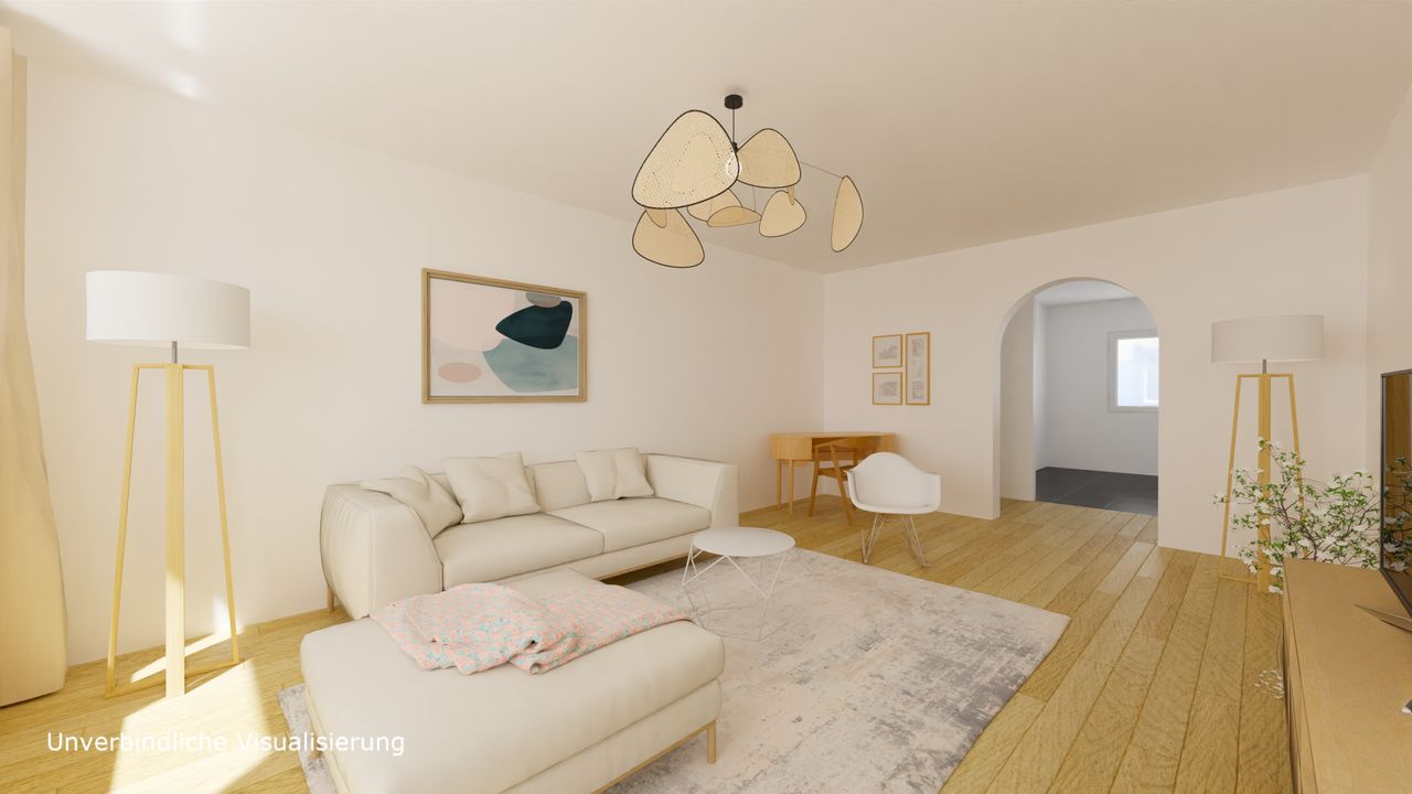 Wohnzimmer Visualisierung 
